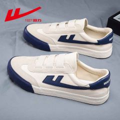 回力(Warrior)帆布鞋男夏款透氣薄款百搭男士休閑夏季男鞋老北京布鞋情侶鞋